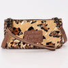 ADBG535 American Darling Handcrafted Braided Hair-On Cowhide Crossbody Bag