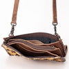 ADBG535 American Darling Handcrafted Braided Hair-On Cowhide Crossbody Bag