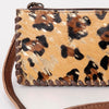 ADBG535 American Darling Handcrafted Braided Hair-On Cowhide Crossbody Bag