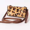 ADBG535 American Darling Handcrafted Braided Hair-On Cowhide Crossbody Bag