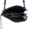 ADBG535 American Darling Handcrafted Braided Hair-On Cowhide Crossbody Bag