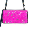ADBG535 American Darling Handcrafted Braided Hair-On Cowhide Crossbody Bag
