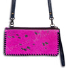 ADBG535 American Darling Handcrafted Braided Hair-On Cowhide Crossbody Bag