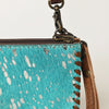 ADBG535 American Darling Handcrafted Braided Hair-On Cowhide Crossbody Bag