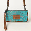 ADBG535 American Darling Handcrafted Braided Hair-On Cowhide Crossbody Bag