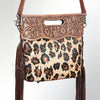 ADBGS146 Crossbody Genuine Western Leather Women Bag Teah
