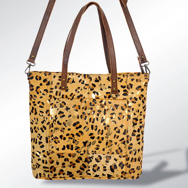 ADBG106 American Darling Hair-on Cowhide Western Tote Bag Genuine Leather