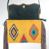 ADBG236 American Darling Handcrafted Western Cross body Bag with Saddle Blanket and Fringes