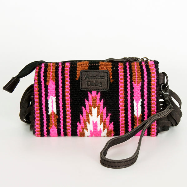 LC-ADBGZ231 Wristlet Genuine Western Leather Women Bag