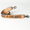 LC-ADSTF124 Hand Tooled Genuine Leather Handle Strap