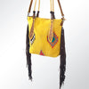 ADBG541 American Darling Hand Tooled & Woven Saddle Blanket Western Tote Bag