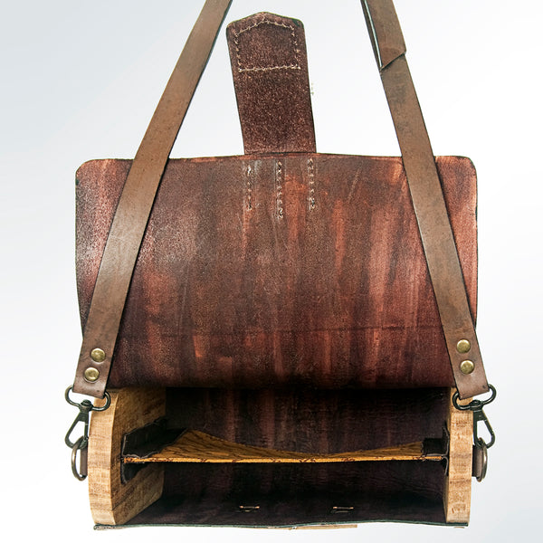 ADBG542 American Darling Handcrafted Vegetable Tanned Western Leather Cross body Bag