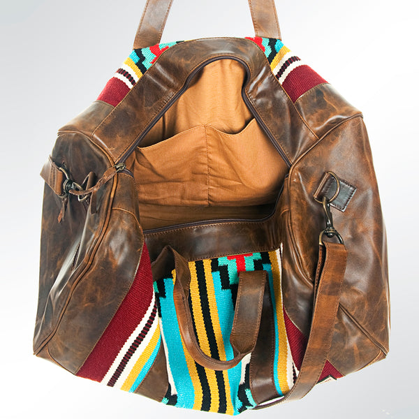 GIBG210 Duffel Genuine Western Leather Women Bag