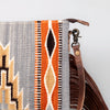 ADBG236 American Darling Handcrafted Western Cross body Bag with Woven Saddle Blanket and Fringes