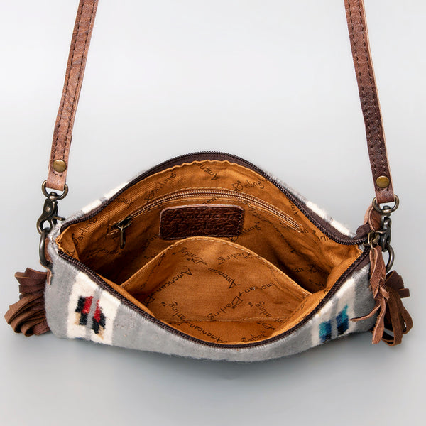 ADBG236 American Darling Western Cross body Bag with Saddle Blanket & Fringes
