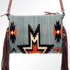 ADBG236 American Darling Western Cross body Bag with Saddle Blanket & Fringes