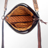 ADBG610 American Darling Hand Tooled Floral & Saddle Blanket Western Signature Cross Body Bag