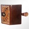 ADBGM103 Wristlet Hand Tooled Genuine Western Leather Women Bag