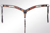 LC-ADEE306-BC Western Leather Breast Collar