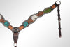 LC-ADEE316-BC Western Leather Breast Collar