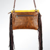 ADBG530 American Darling Rivetted Concho Hair-On Cowhide Western Small Cross body Bag