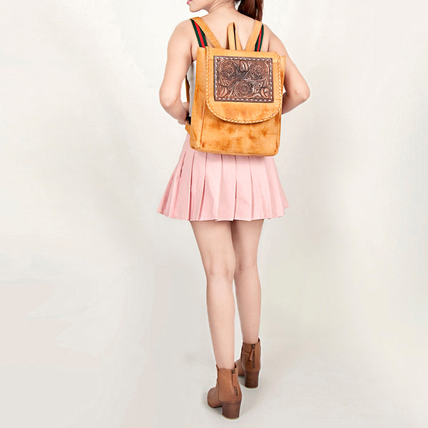 LC-ADBGZ261 Backpack Genuine Western Leather Women Bag