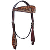 BER101-Western Leather Headstall