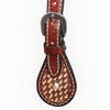 BER101-Western American Leather Spur Strap