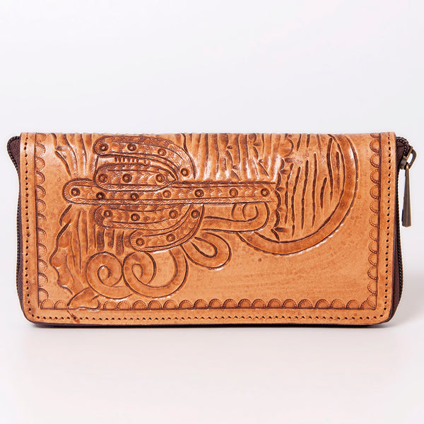 LC-ADBGZ286 Wallet Genuine Western Leather Women Bag