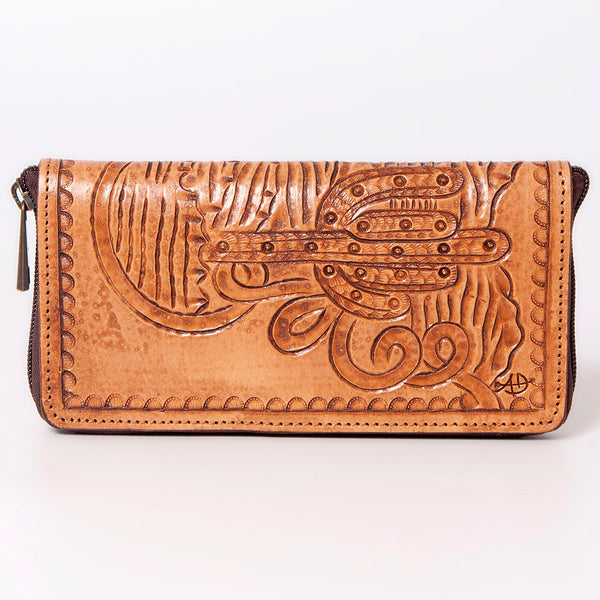 LC-ADBGZ286 Wallet Genuine Western Leather Women Bag
