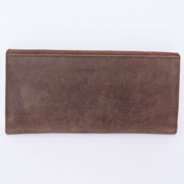 ADBGM102 Western Floral Tooled Leather Wallet - by American Darling