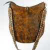 ADBG580 American Darling Hand Tooled Floral Carved & Saddle Blanket Western Tote Bag