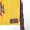 ADBG496 American Darling Hand Tooled Floral & Hand Woven Saddle Blanket Western Clutch Bag
