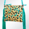 ADBG109 American Darling Hair-On Cowhide Crossbody Bag with Fringe