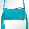 ADBGS142 Mini Crossbody - Hair-On Leather Fringe Bag with Removable Strap