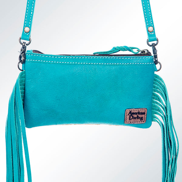 ADBGS142 Mini Crossbody - Hair-On Leather Fringe Bag with Removable Strap