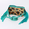 ADBGS142 Mini Crossbody - Hair-On Leather Fringe Bag with Removable Strap