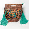 ADBGS146 Crossbody Genuine Western Leather Women Bag Teah