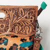 ADBGS146 Crossbody Genuine Western Leather Women Bag Teah