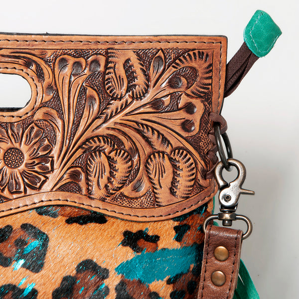 ADBGS146 Crossbody Genuine Western Leather Women Bag Teah