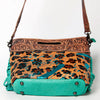 ADBGS146 Crossbody Genuine Western Leather Women Bag Teah