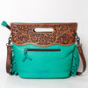 ADBGS146 Crossbody Genuine Western Leather Women Bag Teah