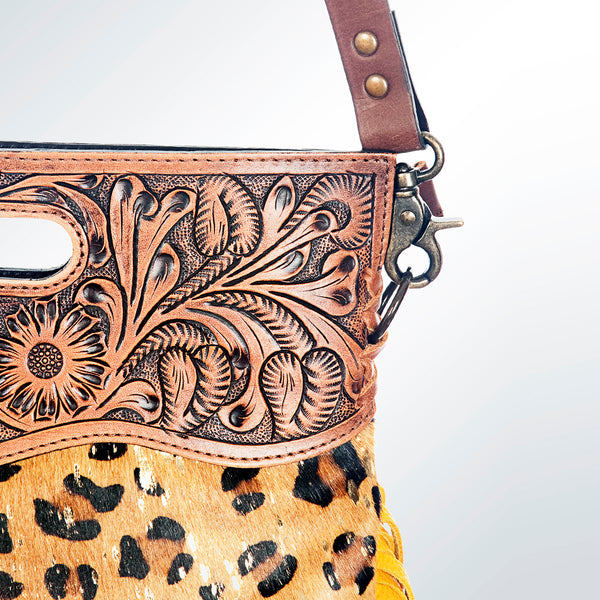 ADBGS146 Crossbody Genuine Western Leather Women Bag Teah