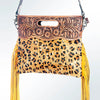 ADBGS146 Crossbody Genuine Western Leather Women Bag Teah