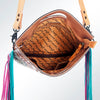 ADBGS146 Crossbody Genuine Western Leather Women Bag Caddy