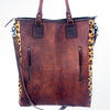 ADBG592 American Darling Hair-On Cowhide Western Leather Tote Bag