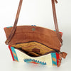 ADBG594 American Darling Hand Woven Saddle Blanket Western Leather Small Cross body Bag