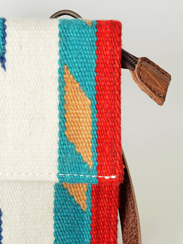 ADBG594 American Darling Hand Woven Saddle Blanket Western Leather Small Cross body Bag