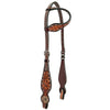 BER106-Western Leather One Ear Headstall