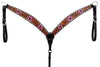 BER108-Western Leather Breast Collar
